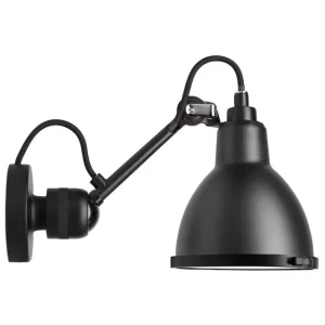 DCWu00e9ditions Badezimmerbeleuchtung | Badezimmerbeleuchtung^DCWéditions Lampe Gras 304 Bathroom Wandleuchte, runder Schirm, Schwarz