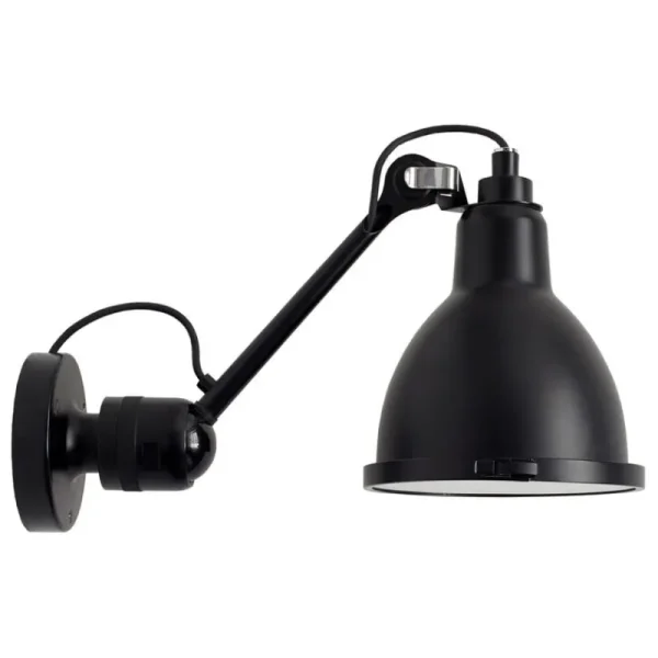 DCWu00e9ditions Außenbeleuchtung | Badezimmerbeleuchtung^DCWéditions Lampe Gras 304 Classic Außenlampe, runder Schirm, Schwarz