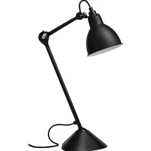 HAY Schreibtischlampen | Tischlampen-DCWéditions Lampe Gras 205 Tischleuchte, runder Schirm, schwarz