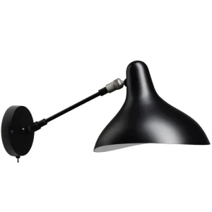 &Tradition Wandleuchten-DCWéditions Mantis BS5 Wandleuchte mit Schalter, schwarz