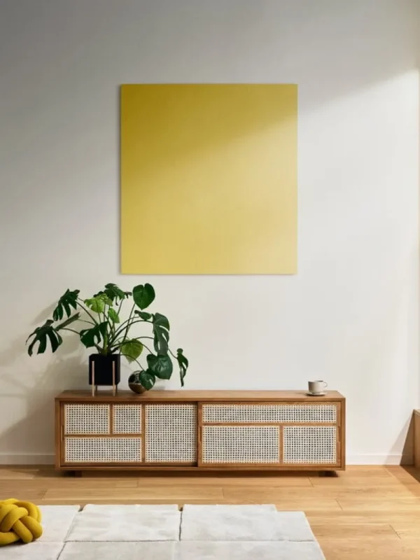 Pedestal Aufbewahrungsmöbel-Design House Stockholm Air Sideboard, niedrig, schwarz/Korbgeflecht