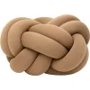 Kinder Design House Stockholm Textilien Für Kinder | Kissen^Knot Kissen, XL, Kamelbraun