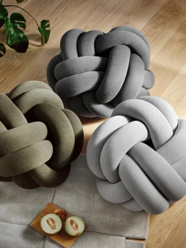 Kinder Design House Stockholm Textilien Für Kinder | Kissen^Knot Kissen, XL, Forstgrün
