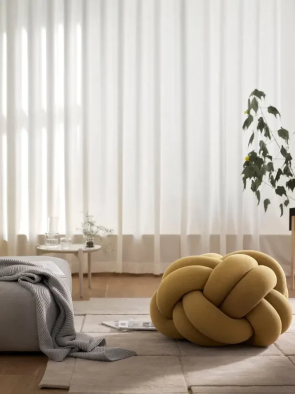 Kinder Design House Stockholm Textilien Für Kinder | Kissen^Knot Kissen, XL, Gelb