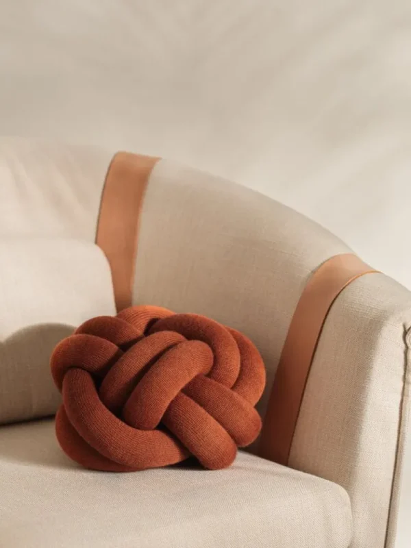 Kinder Design House Stockholm Textilien Für Kinder | Kissen^Knot Kissen, Ockergelb