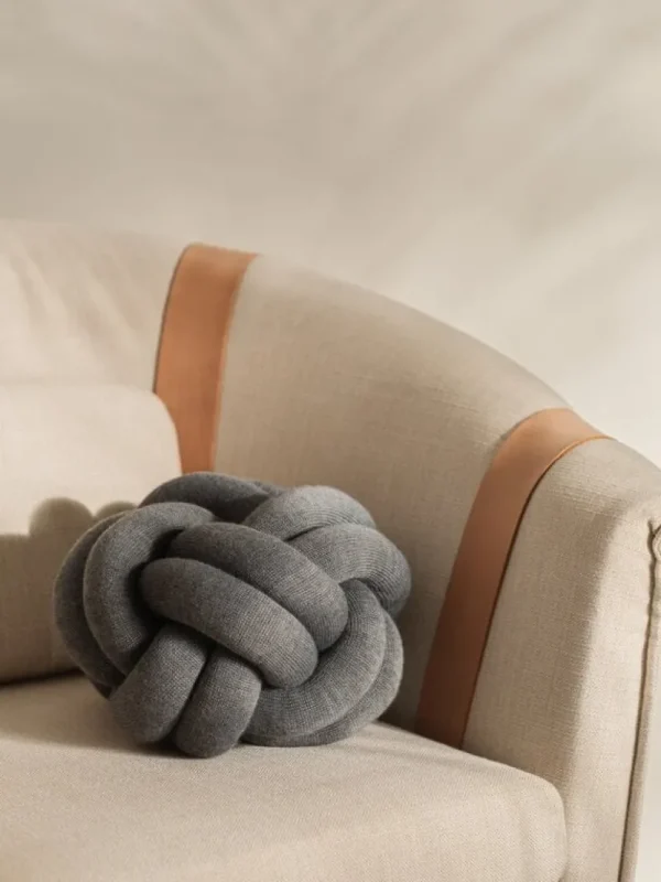 Kinder Design House Stockholm Textilien Für Kinder | Kissen^Knot Kissen, grau
