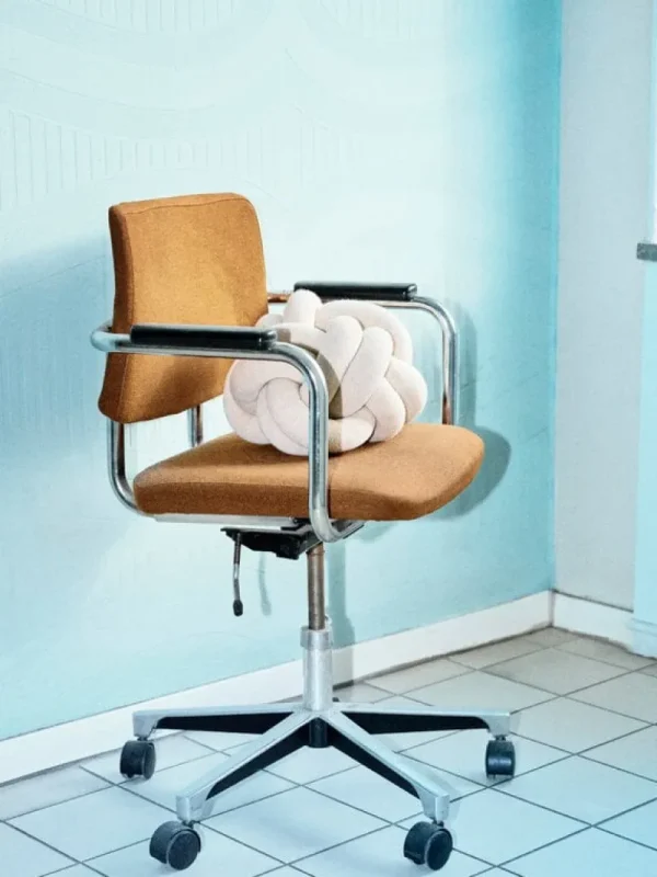 Kinder Design House Stockholm Textilien Für Kinder | Kissen^Knot Kissen, Weiß - Grau