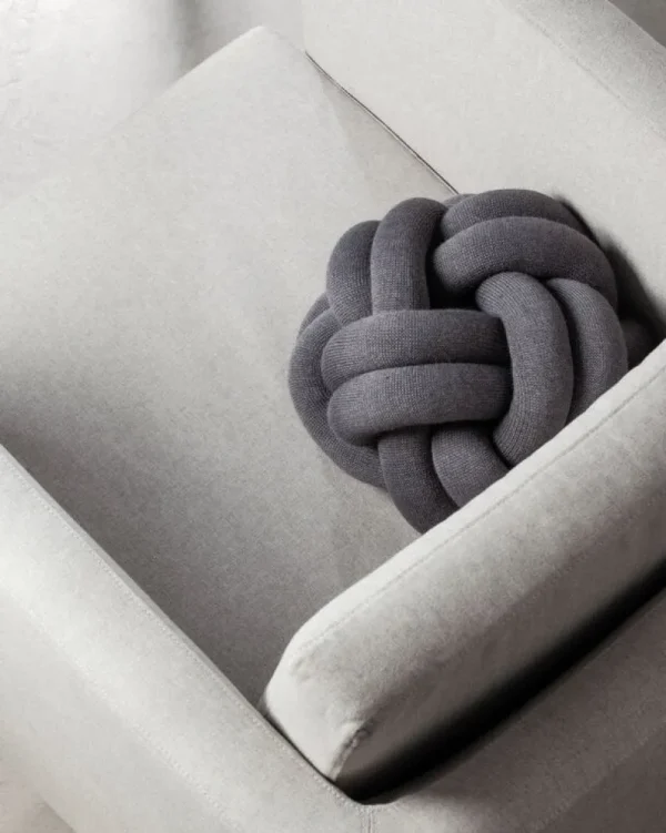 Kinder Design House Stockholm Textilien Für Kinder | Kissen^Knot Kissen, grau