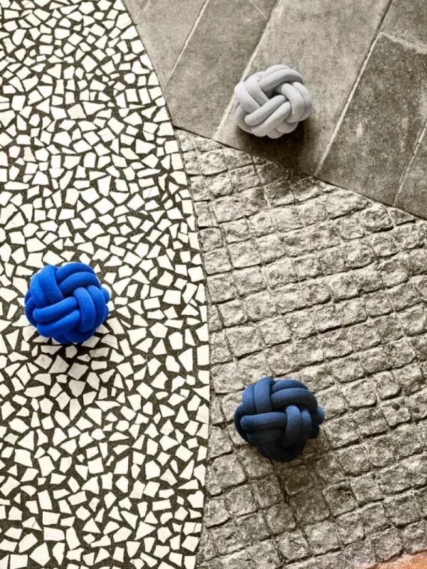 Kinder Design House Stockholm Textilien Für Kinder | Kissen^Knot Kissen, Weiß - Grau