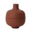 Design House Stockholm Geschirr^Sand Secrets Schale mit Deckel, klein, Rot
