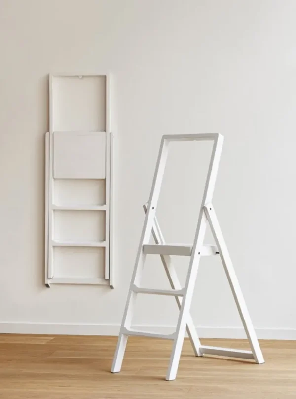HAY Tritthocker Und -leitern-Design House Stockholm Stehleiter Step, weiß-matt