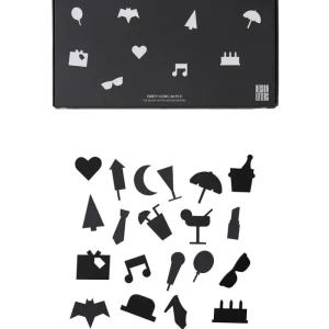 Kinder Design Letters Kinderzimmereinrichtung | Poster Und Pinnwände^Partysymbole für Message Board, schwarz