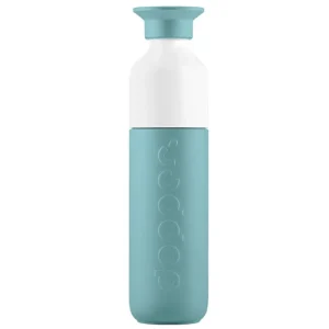 Dopper Sport- Und Outdoor-produkte^Trinkflasche, 350 ml, isoliert, Bottlenose Blue