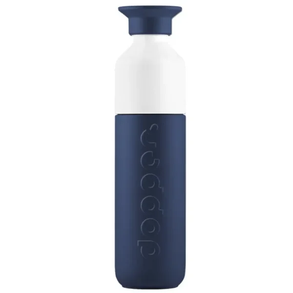 Dopper Sport- Und Outdoor-produkte^Trinkflasche, 350 ml, isoliert, Braker Blue
