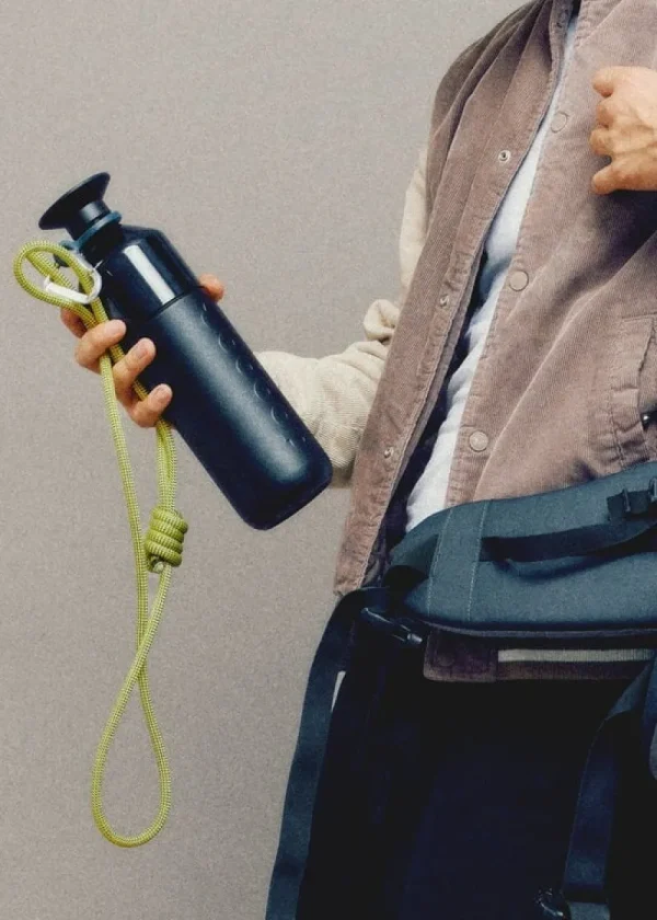 Dopper Sport- Und Outdoor-produkte^Trinkflasche, 1 l, isoliert, schwarz