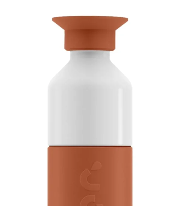 Dopper Sport- Und Outdoor-produkte^Trinkflasche, 350 ml, isoliert, Terracotta Tide
