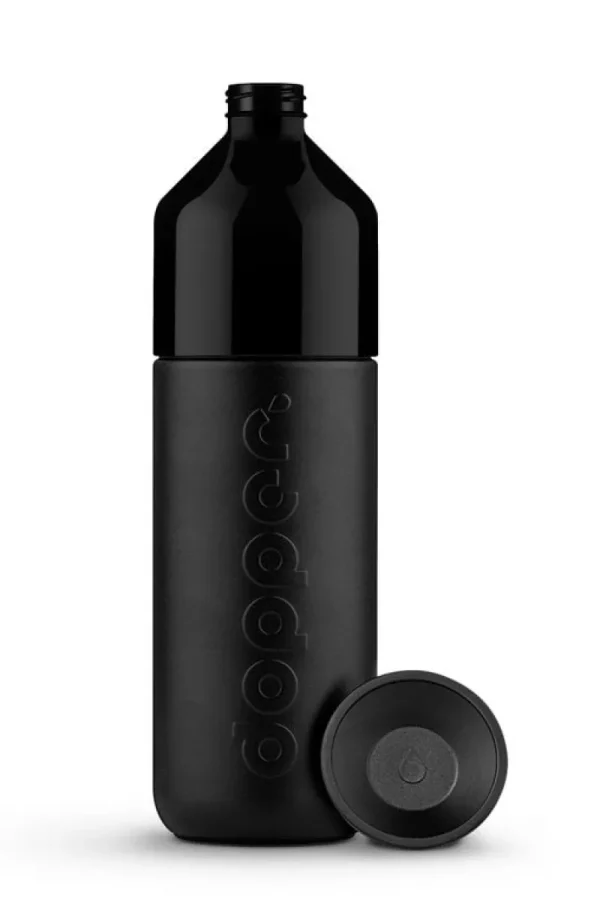 Dopper Sport- Und Outdoor-produkte^Trinkflasche, 1 l, isoliert, schwarz