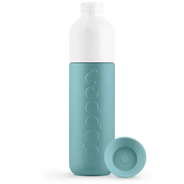 Dopper Sport- Und Outdoor-produkte^Trinkflasche, 350 ml, isoliert, Bottlenose Blue