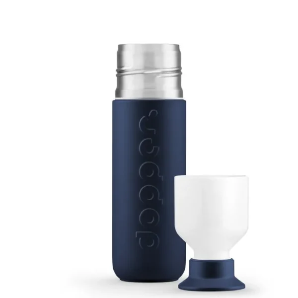Dopper Sport- Und Outdoor-produkte^Trinkflasche, 350 ml, isoliert, Braker Blue