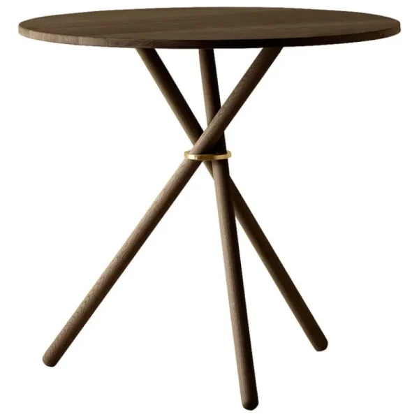 Klassik Studio Tische-Eberhart Furniture Aldric Esstisch, 80 cm, Eiche dunkel