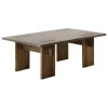 Normann Copenhagen Tische-Eberhart Furniture Arnold Couchtisch, dunkler Beton - dunkle Eiche