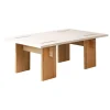 Muuto Tische-Eberhart Furniture Arnold Couchtisch, heller Beton - hell Eiche