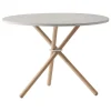 &Tradition Tische-Eberhart Furniture Daphne Couchtisch, 65 cm, Beton hell – Eiche hell