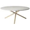 Santa & Cole Tische-Eberhart Furniture Edda Couchtisch, 105 cm, Beton hell – Eiche hell