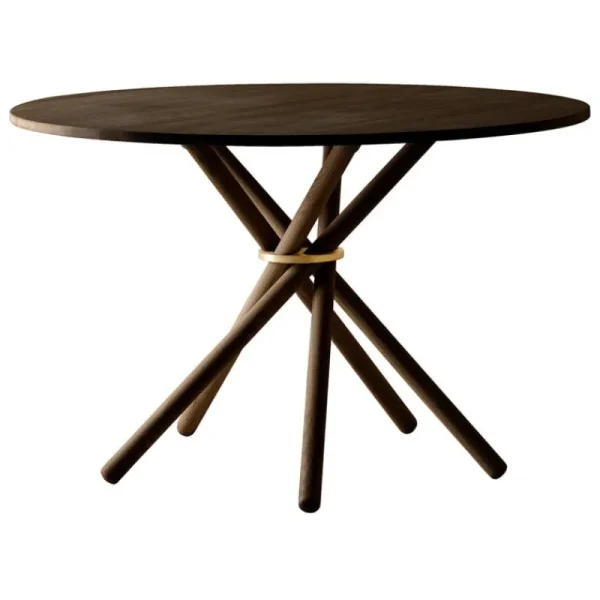 Audo Copenhagen Tische-Eberhart Furniture Hector Esstisch, 120 cm, Eiche dunkel