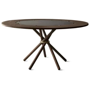 Eberhart Furniture Tische-Verlängerungsplatten für Hector Esstisch 105 cm, Eiche dunkel