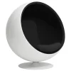 GUBI Sitzgelegenheiten-Eero Aarnio Originals Ball Chair, Weiß - Schwarz