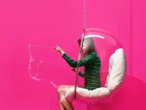 Eero Aarnio Originals Sitzgelegenheiten-Bubble Chair, schwarz