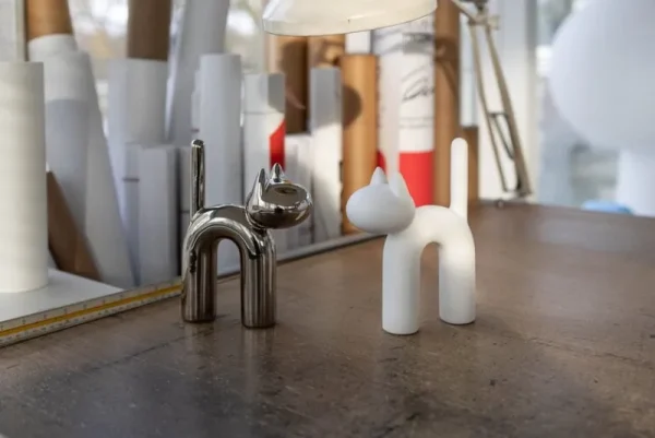 HAY Dekorationsgegenstände-Eero Aarnio Originals Mini Kisu, Platin