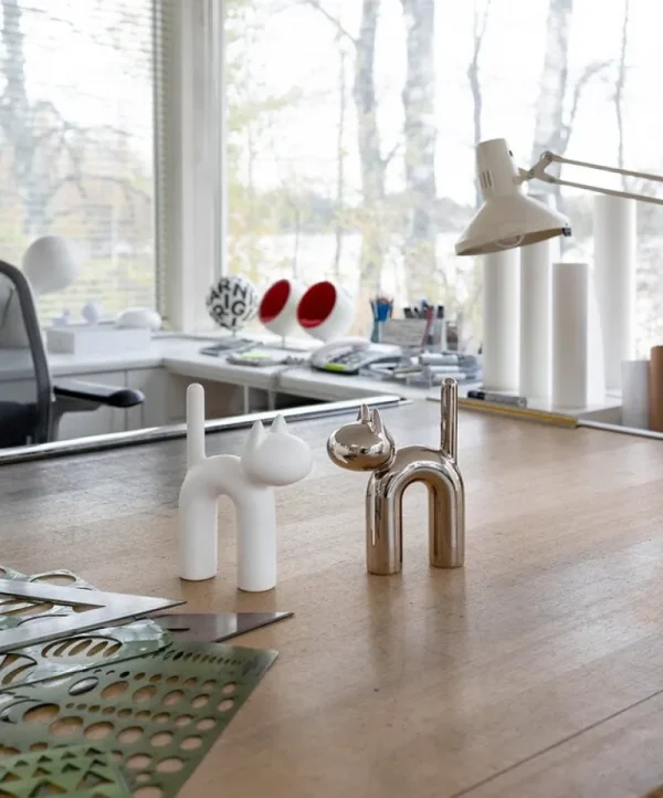 HAY Dekorationsgegenstände-Eero Aarnio Originals Mini Kisu, Platin