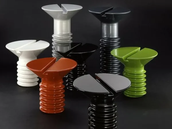 HAY Tische-Eero Aarnio Originals Screw Tisch, hoch, Schwarz
