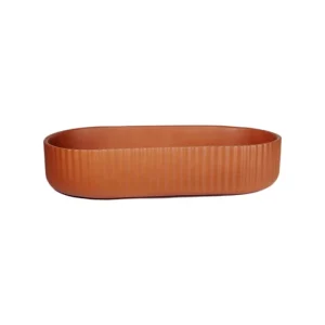 Elementa Indoor-gardening^Klorofyll Pflanzgefäß mit Ständer, oval, Terrakotta