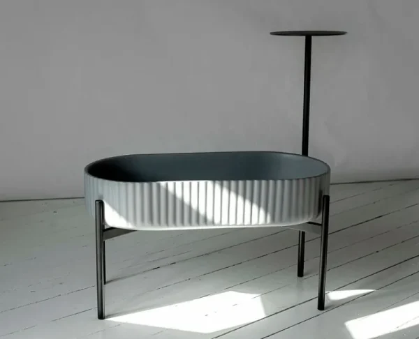 Elementa Indoor-gardening^Klorofyll Tisch, rund, Schwarz