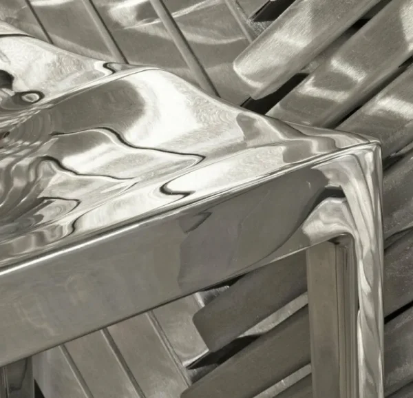Emeco Terrassenmöbel | Sitzgelegenheiten^1006 Navy Stuhl mit Armlehnen, gebürstetes Aluminium