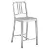 Emeco Terrassenmöbel | Sitzgelegenheiten^1006 Navy Thekenhocker, Gebürstetes Aluminium
