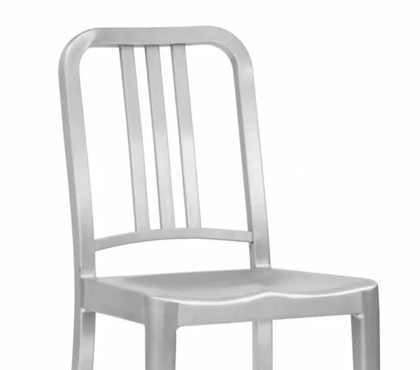 Emeco Terrassenmöbel | Sitzgelegenheiten^1006 Stuhl Navy, Gebürstetes Aluminium