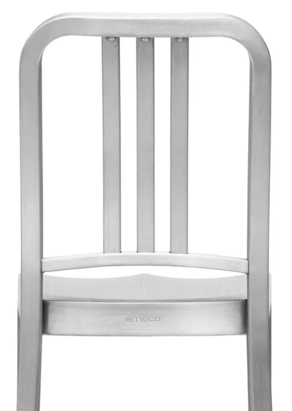 Emeco Terrassenmöbel | Sitzgelegenheiten^1006 Stuhl Navy, Gebürstetes Aluminium