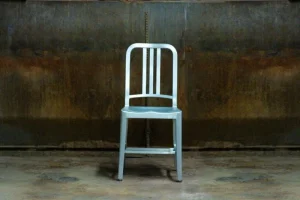 Emeco Terrassenmöbel | Sitzgelegenheiten^1006 Stuhl Navy, Gebürstetes Aluminium