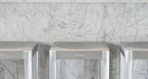 Emeco Terrassenmöbel | Sitzgelegenheiten^Hocker, gebürstetes Aluminium