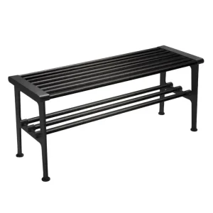 Fritz Hansen Sitzgelegenheiten-Essem Design Bank Nostalgi, 100 cm, schwarz gebeizte Eiche - schwarz