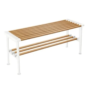 Fritz Hansen Sitzgelegenheiten-Essem Design Bank Nostalgi, 100 cm, Eiche - weiß