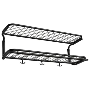 Essem Design Garderoben Und Kleiderbügel^Classic Hutablage, 80 cm, Schwarz