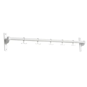 Essem Design Garderoben Und Kleiderbügel^Hakenleiste Nostalgi, 100 cm, weiß