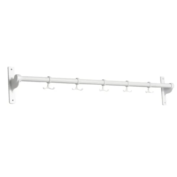 Essem Design Garderoben Und Kleiderbügel^Hakenleiste Nostalgi, 100 cm, weiß