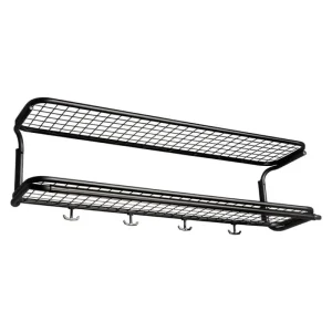 Essem Design Garderoben Und Kleiderbügel^Hutregal Classic, 100 cm, schwarz