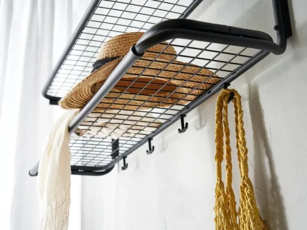 Essem Design Garderoben Und Kleiderbügel^Hutregal Classic, 100 cm, schwarz